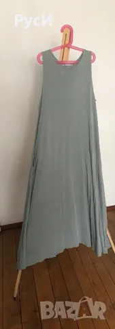 Дълга дамска рокля от трико, без  ръкав, ZARA, M, снимка 2 - Рокли - 50194468