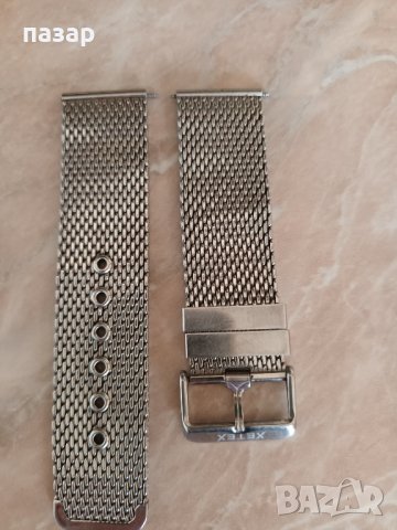 метална плетена верижка за часовник, снимка 3 - Мъжки - 43786151
