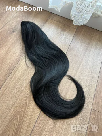 Дамска черна перука 