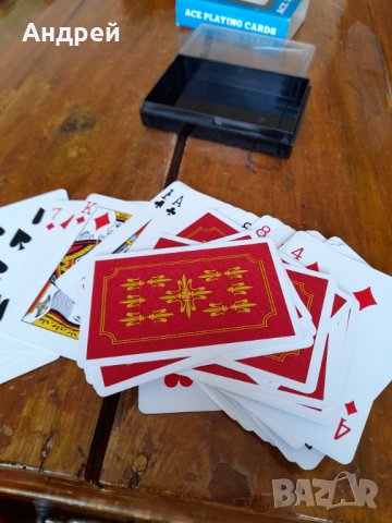 Стари карти за игра Ace, снимка 4 - Други ценни предмети - 33381826
