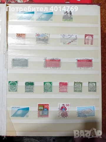 Пощенски марки от ФРГ от 80 те., снимка 4 - Филателия - 50659420