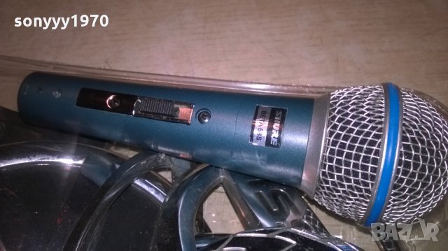 SHURE BETA SM58S-внос швеицария, снимка 5 - Микрофони - 26635747