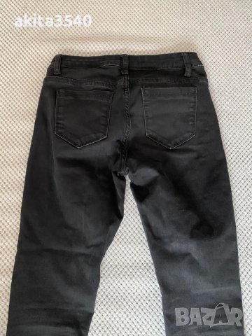 Черни дънки със скъсани колене, снимка 11 - Дънки - 38655659