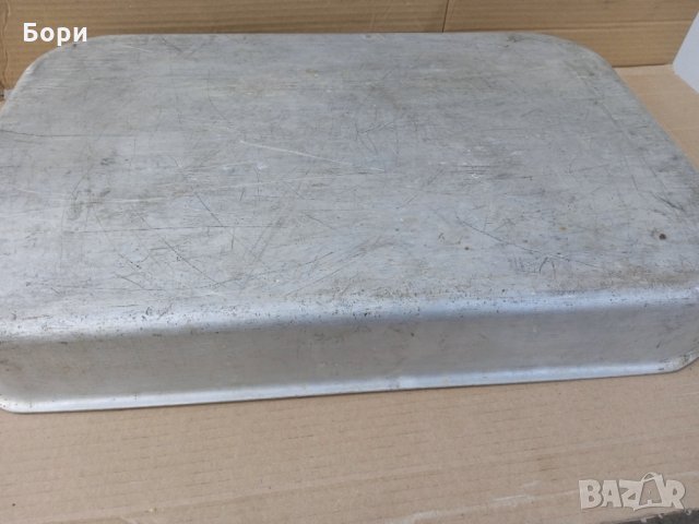 Българска алуминиева тава БДС 60 Х 40 Х 8 СМ, снимка 6 - Съдове за готвене - 35483027