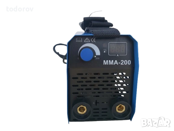 ПРОМОЦИЯ 200 мини 2.5 KG Електрожен Инверторен МMA с дигитален дисплей