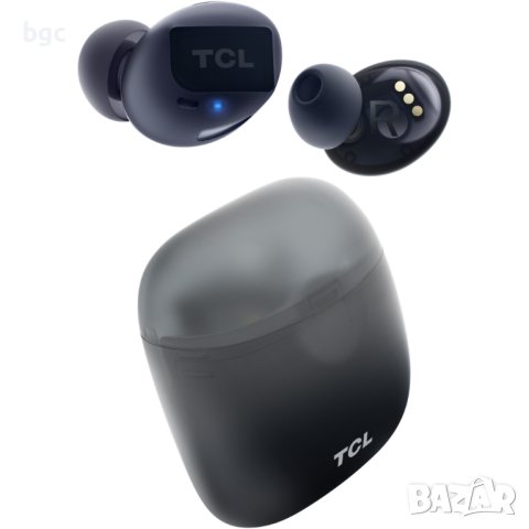 НОВИ Слушалки Вluetooth TCL True Wireless, Черен - 24 МЕСЕЦА ГАРАНЦИЯ, снимка 1 - Слушалки, hands-free - 43197376