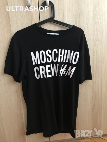 MOSCHINO CREW H&M Crewneck T-Shirt Мъжка тениска в отлично състояние, снимка 6 - Тениски - 33612352