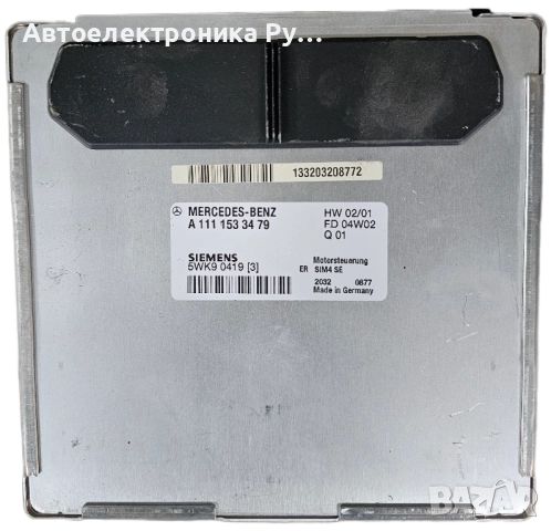 компютър MERCEDES W203, C180 1.8, 5WK9 0419 [3], 5WK90419 [3], A 111 153 34 79, A1111533479 