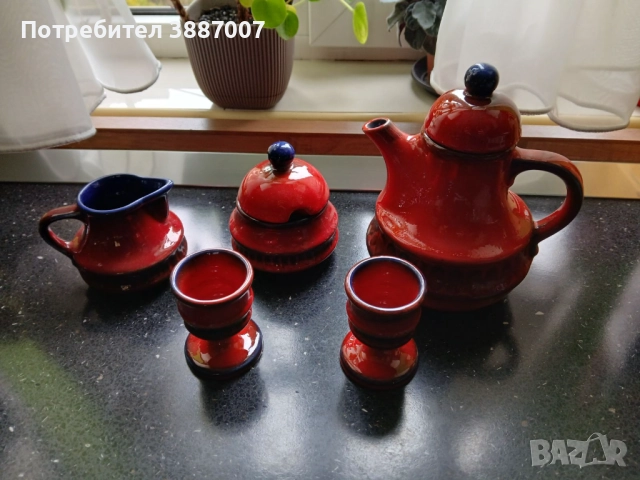 Винтидж керамичен сервиз за чай