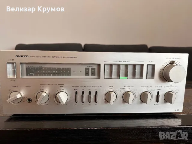 Усилвател Onkyo A-65, снимка 2 - Ресийвъри, усилватели, смесителни пултове - 49930715