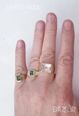 Мъжки златни пръстени, снимка 4 - Пръстени - 49824357