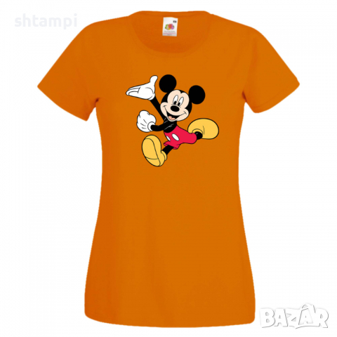 Дамска тениска Mickey Mouse 5 Мини Маус,Микки Маус.Подарък,Изненада,, снимка 7 - Тениски - 36526465