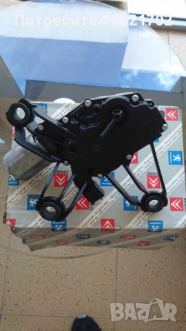 Задно оригинално моторче за чистачките за Citroen Berlingo, Peugeot Partner 1996-2015, снимка 2 - Части - 43036544