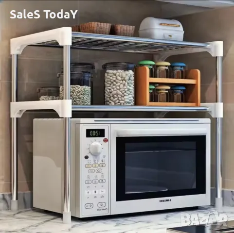 Поставка за микровълнова, съхранение, Регулируема, органайзер