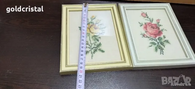 стари гоблени с рамки , снимка 5 - Антикварни и старинни предмети - 48563130