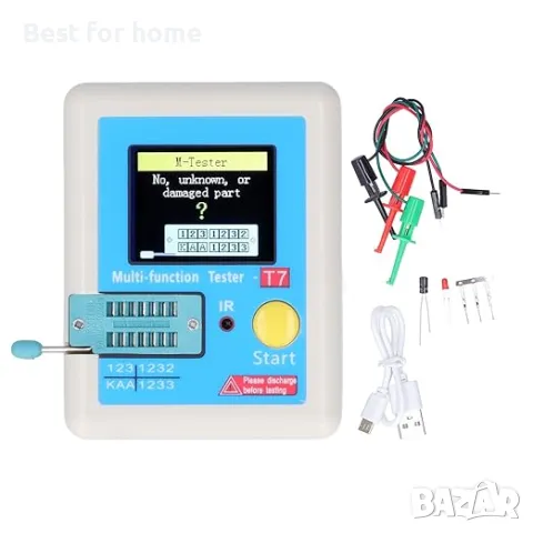 Nimomo LCR-T7 високоскоростен транзистор тестер , снимка 4 - Други инструменти - 49643619