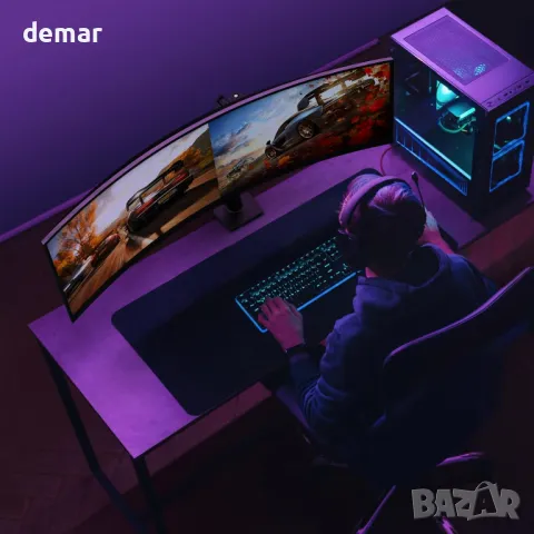 BEWISER Регулируемо рамо за ултраширок монитор, за 34-49 инча, до 20кг, снимка 6 - Друга електроника - 49290794