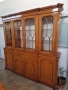 Античен Сет- Масивна Витрина с Писалище,Скрин и Маса+6 бр.Стола-внос от Германия!, снимка 1