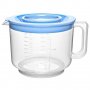 2846 Купа за миксер с капак и отвор против пръскане, 2 литра, снимка 3