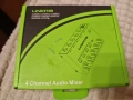 Linkfor 4-канален аудио миксер – професионален микс пулт за студио, сцена и стрийм, снимка 1
