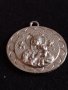 Сребриста висулка медальон много красива стилна метална - 27006, снимка 5