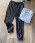 Дамски кожен панталон с връзки в черен цвят, снимка 5