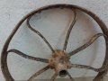 ковано възрожденско колело от талига, двуколка, каруца и др., снимка 9