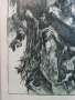 Оригинална графика  1960–1980 г.Тема: Военна сцена / битка / човешка драма, снимка 3