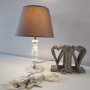 Модерна класическа лампа с абажур,настолна,нощна,за шкафче,за четене, снимка 3
