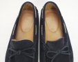 ZARA Велурени Мокасини Велур Естествена Кожа Обувки Тъмно Сини 42-42.5 27cm, снимка 8