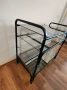 Етажерка стъкло/метал, снимка 2