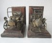  2 бр  стари автомобили ограничители за книги, букенд, bookend , снимка 4