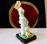 Порцеланова статуетка,фигура Дама,Фея и Сърна,22 см. , снимка 7