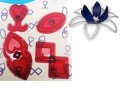 сет лотус лотос пластмасови форми части за направа на цвете за торта фондан, снимка 1 - Форми - 37577010