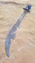 Индо персийски ятаган нож меч, снимка 2