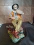порцеланова статуетка-рибар, снимка 1