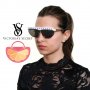 VICTORIA'S SECRET 🍊 Дамски огледални слънчеви очила WHITE MIRRORED нови с кутия