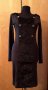 Нова зимна топла черна рокля S размер с дълъг ръкав, снимка 1