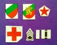 Емблеми за каски - германски, български и други, снимка 1 - Колекции - 34599840
