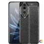 Honor 90 Удароустойчив Litchi Skin Калъф и Протектор, снимка 6