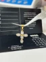 Златна висулка 18К / Златен Кръст 18К, снимка 1