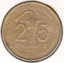 French West Africa Togo-25 Francs Togo-1957-KM# 9, снимка 1