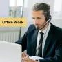 USB слушалки с шумопотискащ микрофон за лаптоп Wantek Call Center, снимка 6