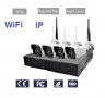 WiFi 4CH NVR DVR + 4 IP Wireless готов безжичен пакет Безжични камери