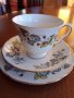Троен сет за дълго кафе или чай, английски костен порцелан Royal Vale, снимка 1 - Сервизи - 42949262