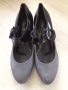 Чисто нови сиви обувки с каишка №38., снимка 5