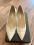 Бели дамски обувки Ingiliz, снимка 1 - Дамски обувки на ток - 33510761