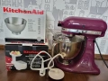 Планетарен миксер KitchenAid Artisan 5KSM150 с месомелачка комплект, снимка 1
