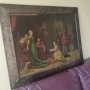 Картина принт с дървена рамка стара, снимка 8
