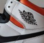 Nike Air Jordan 1 High Electro Orange Нови Оригинални Мъжки Обувки Кецове Маратонки Размер 42 Номер , снимка 7